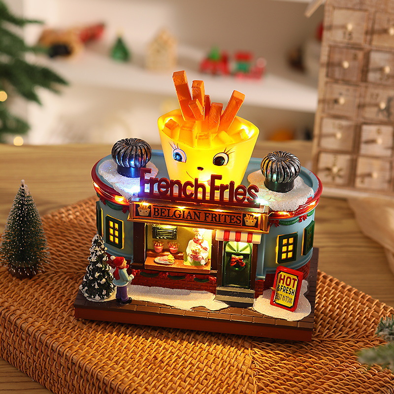 Lighting Decoration Ideas For Home - Christmas Light Up Music Box Decor