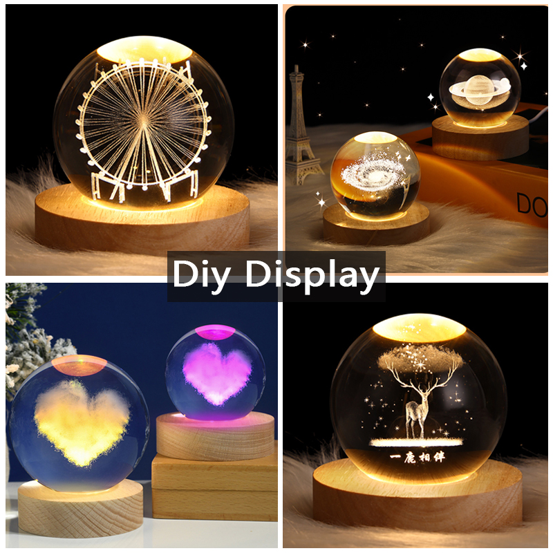 Resin Art Display Round Wood C - Lighting Decoration Stand 评论和价格