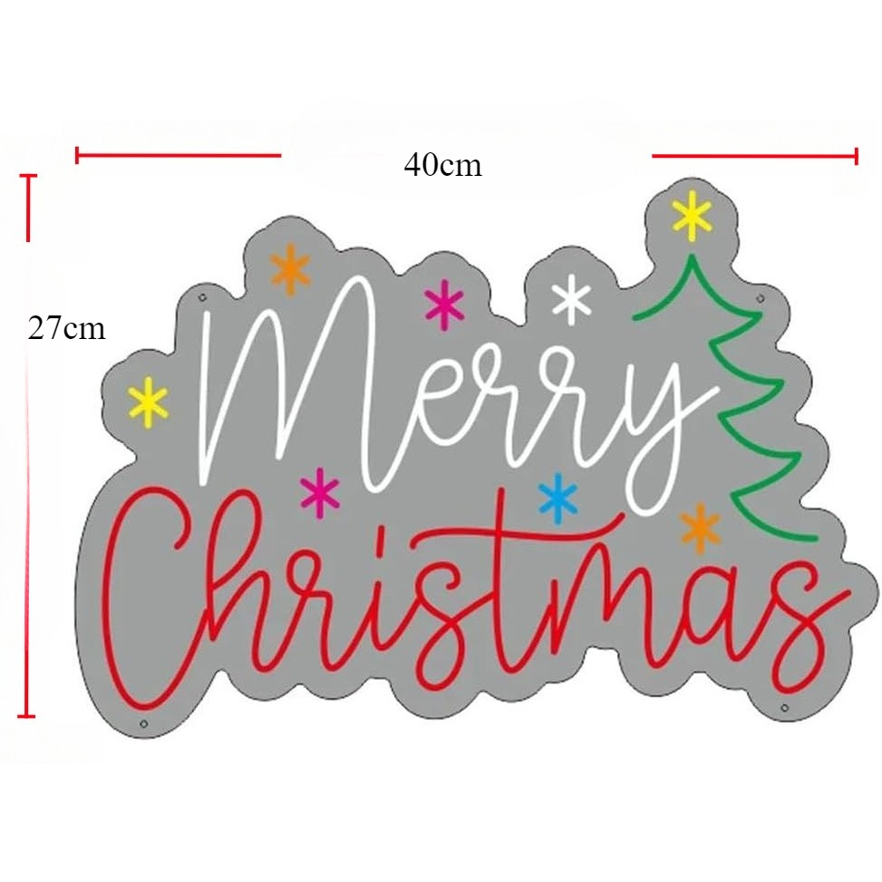 Merry Christmas Neon Sign with - Lighting Decoration Ideas For Home 评论和价格