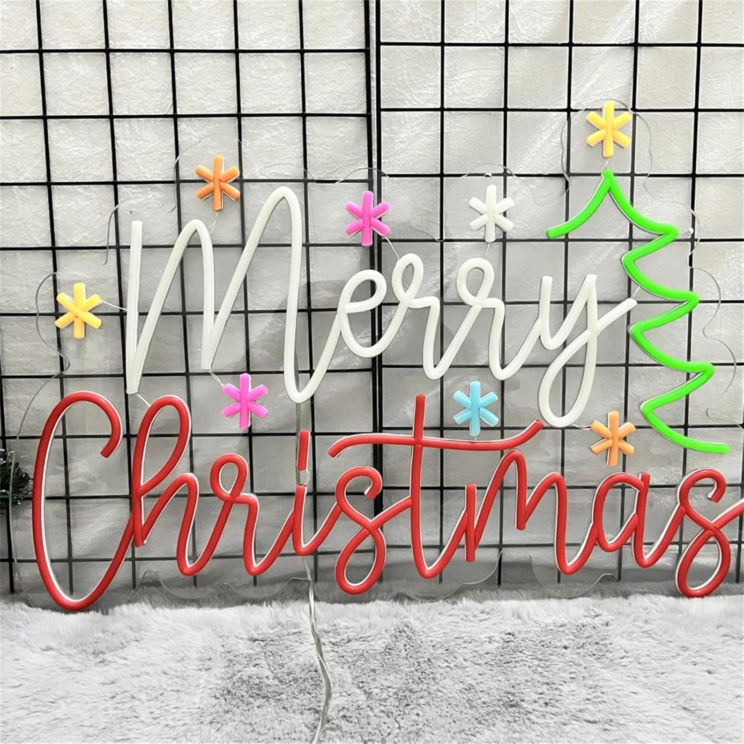 Merry Christmas Neon Sign with - Lighting Decoration Ideas For Home 评论和价格