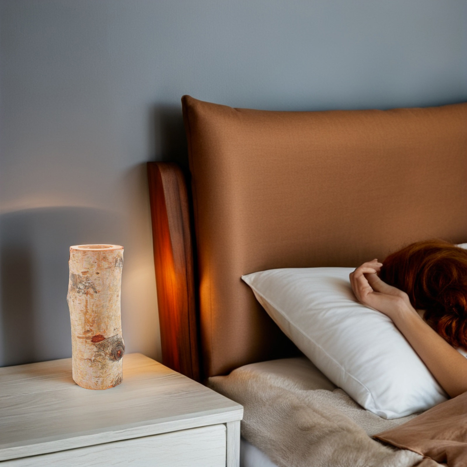 1Set Rustic Holder Wood Style  - Lighting Decoration Stand 评论和价格