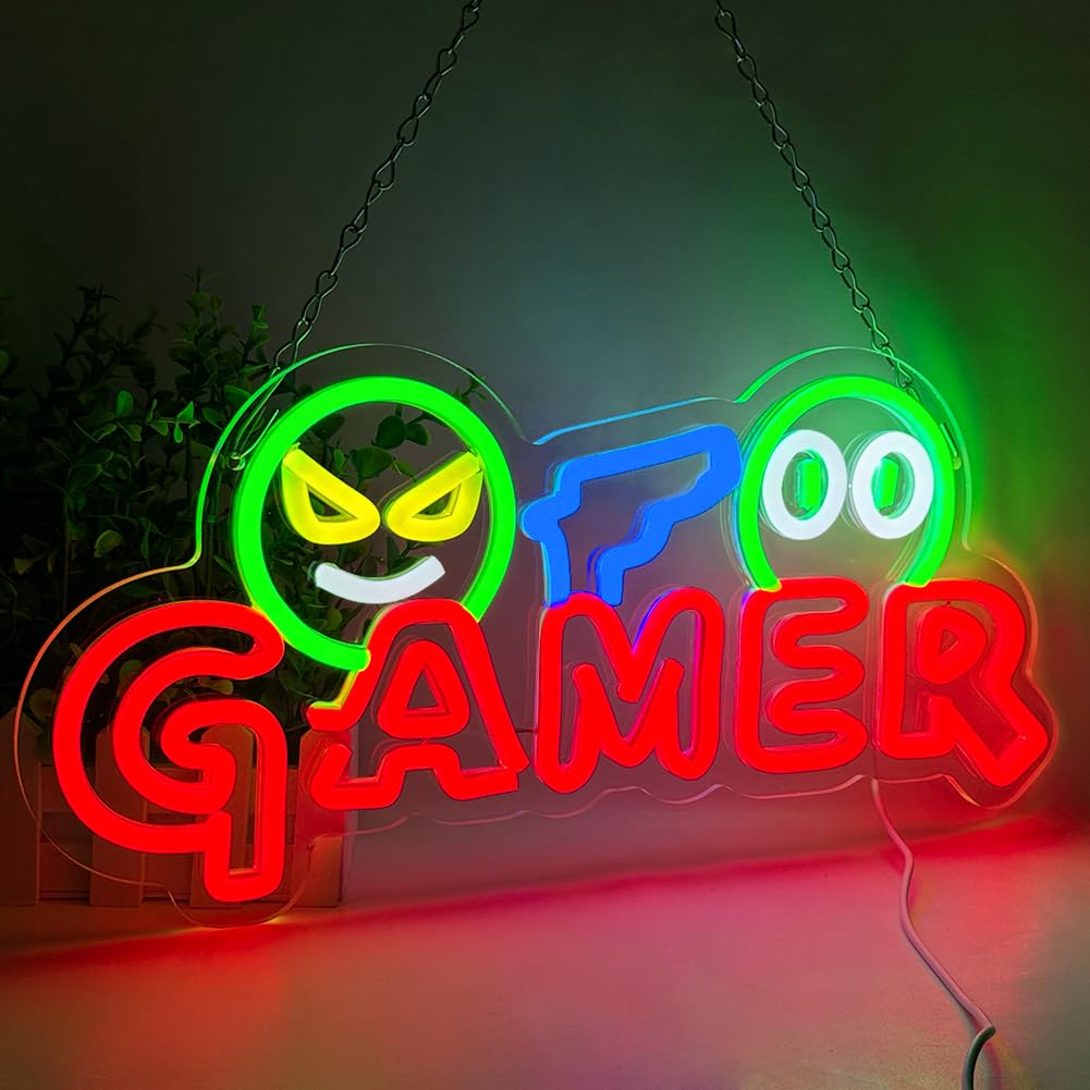Gamer Neon Sign LED Wall Light - Lighting Decor Wedding 评论和价格