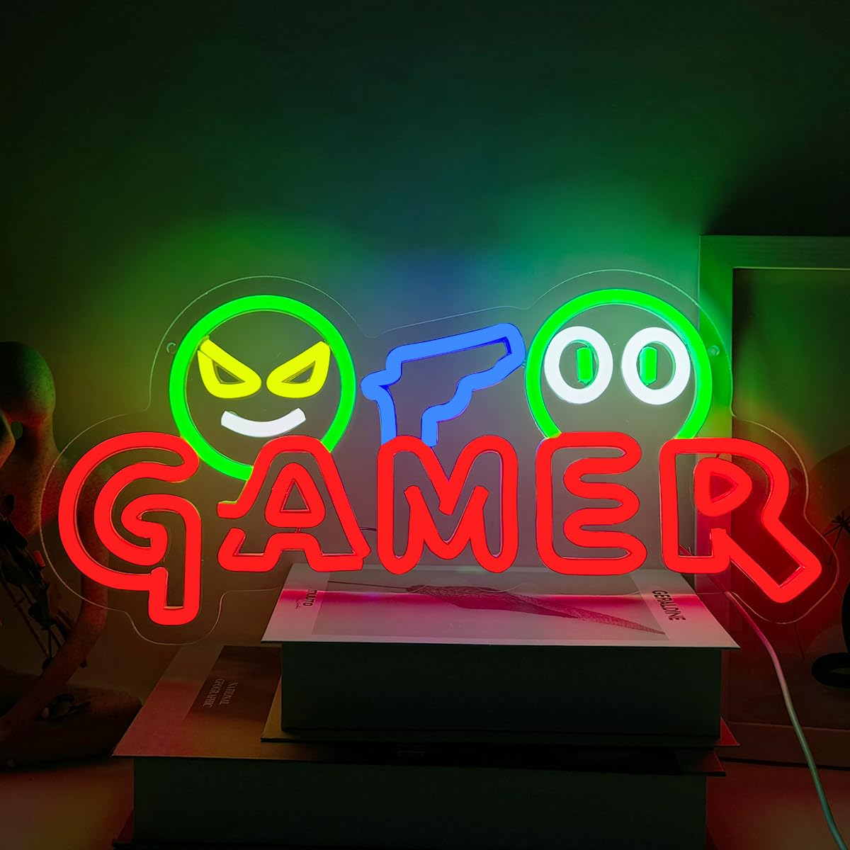 Gamer Neon Sign LED Wall Light - Lighting Decor Wedding 评论和价格