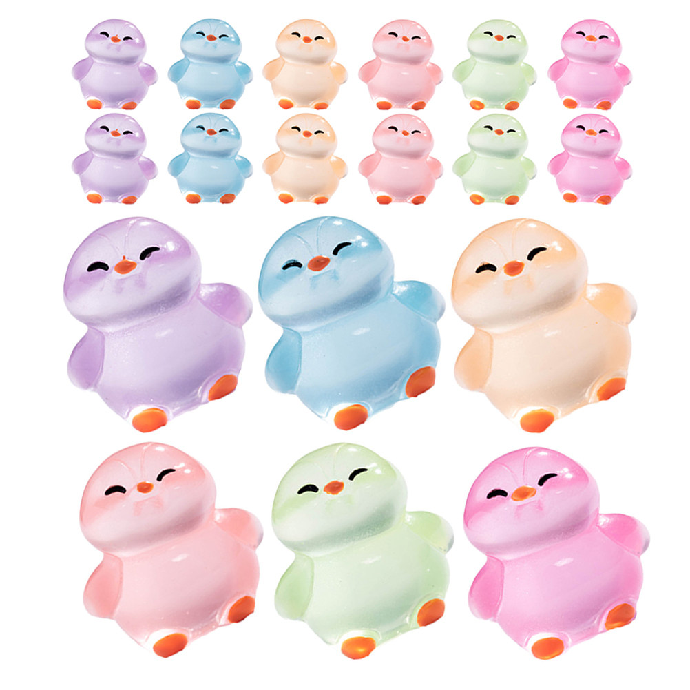18Pcs Glowing Resin Penguins:  - Lighting Decoration Ideas For Home 评论和价格