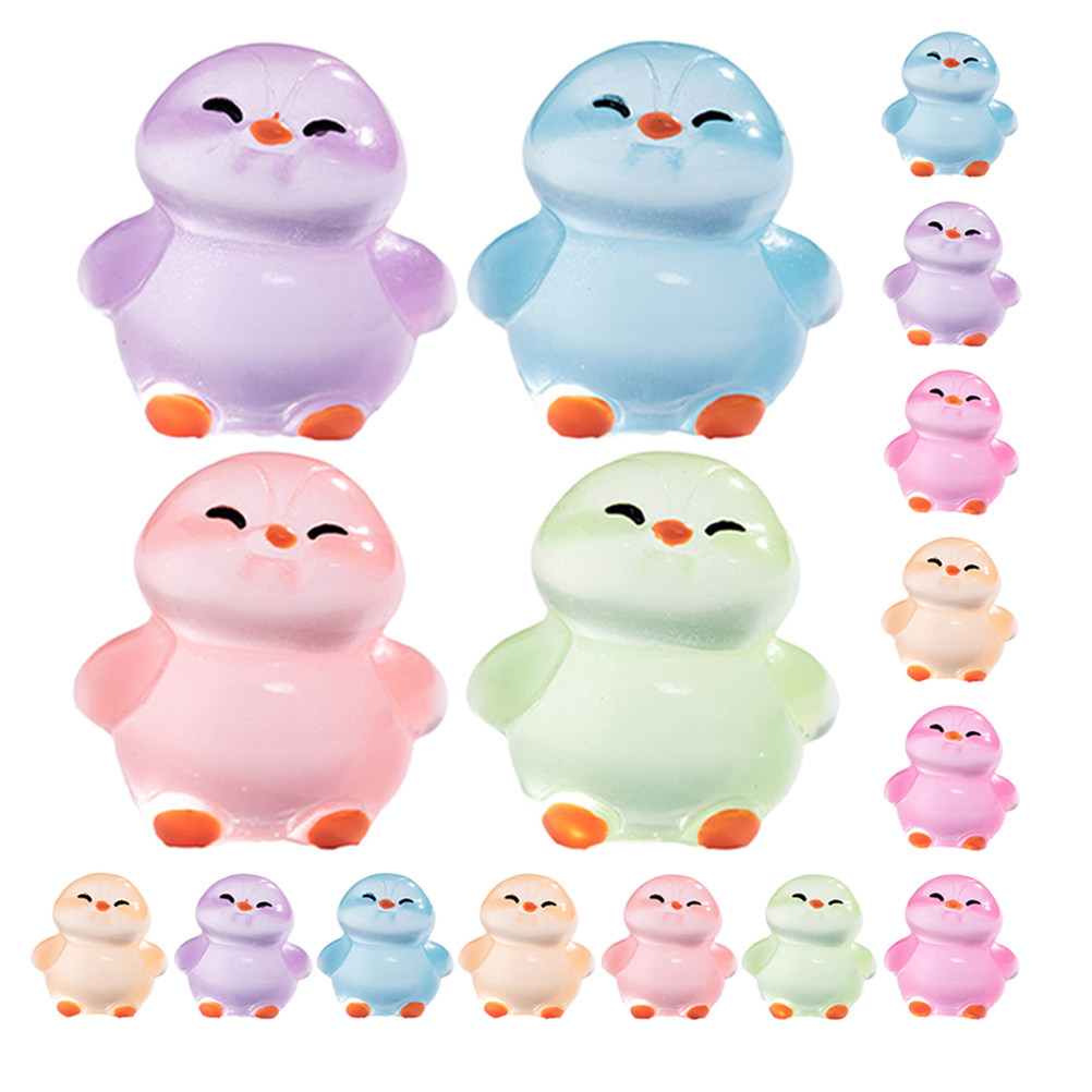 18Pcs Glowing Resin Penguins:  - Lighting Decoration Ideas For Home 评论和价格