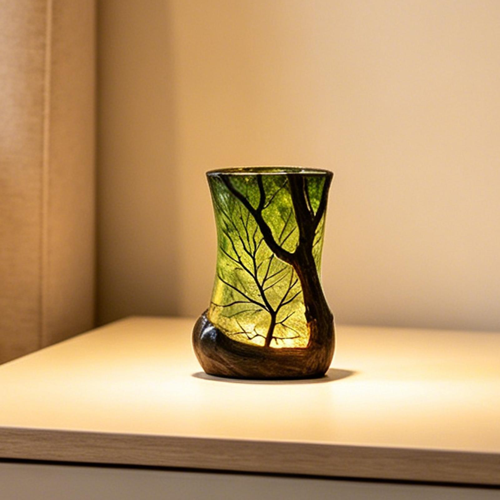 Bedside Table Lamp Forest Nigh - Office Lighting Decor 评论和价格