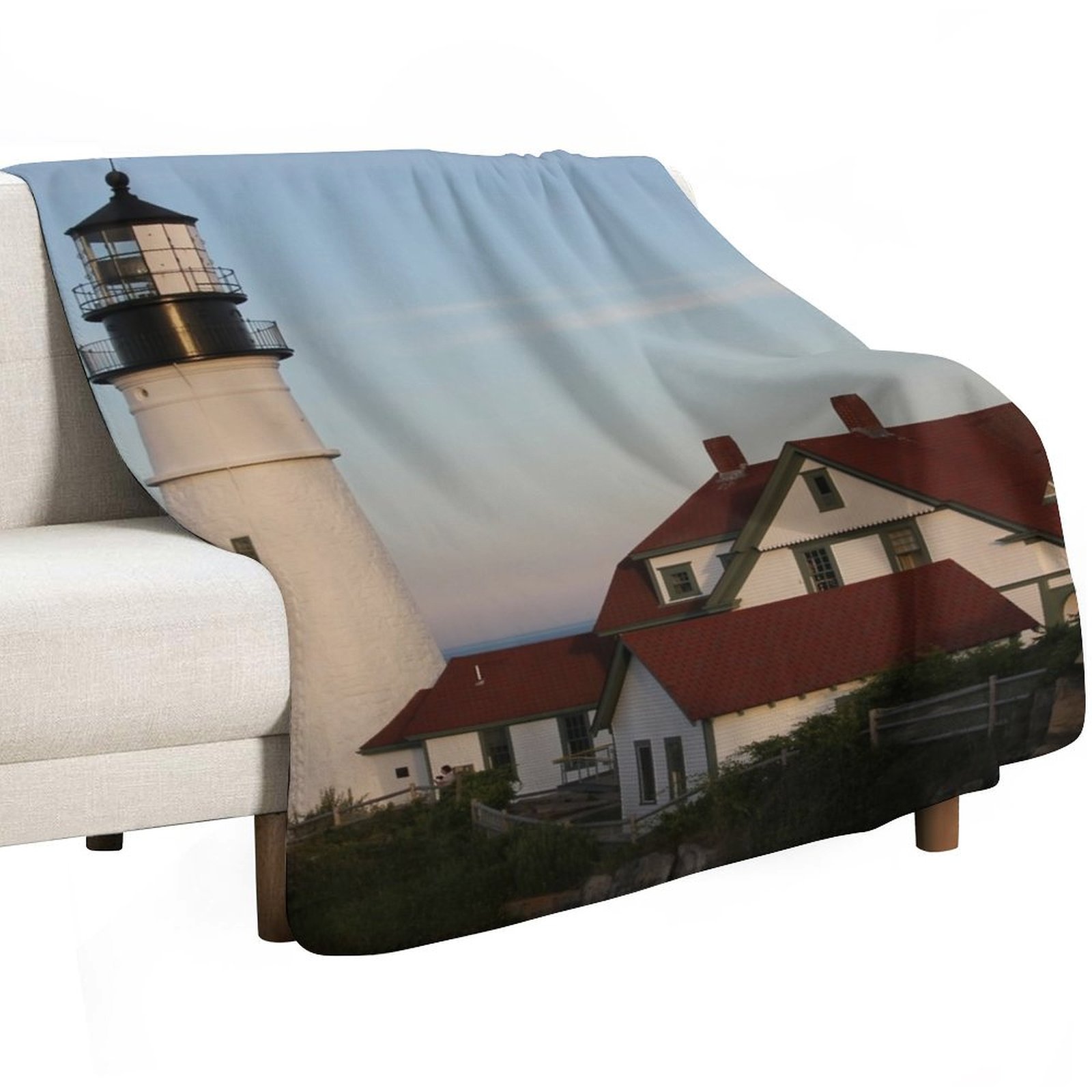 Portland Head Light Throw Blan - Lighting Decoration Ideas For Home 评论和价格
