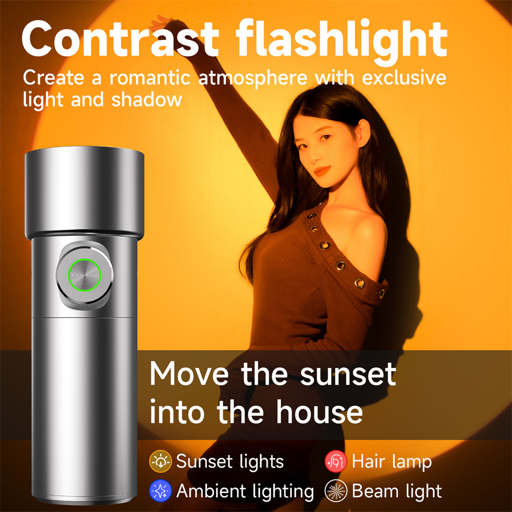 NEW Photography Flashlight 4-C - Sunset Lamp Projection 评论和价格