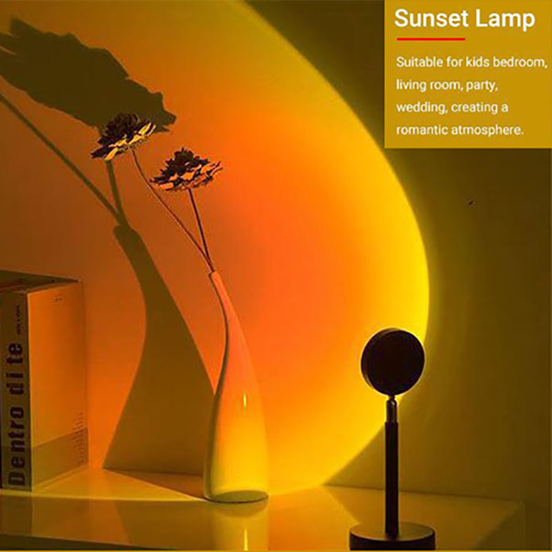 USB Rechargeable Desk Lamp The - Sunset Lamp Projection 评论和价格