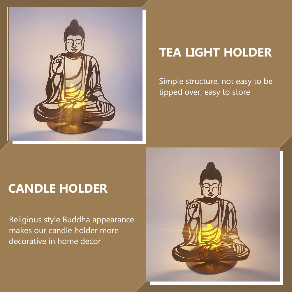 Decorative Buddha Holder Iron  - Office Lighting Decor 评论和价格