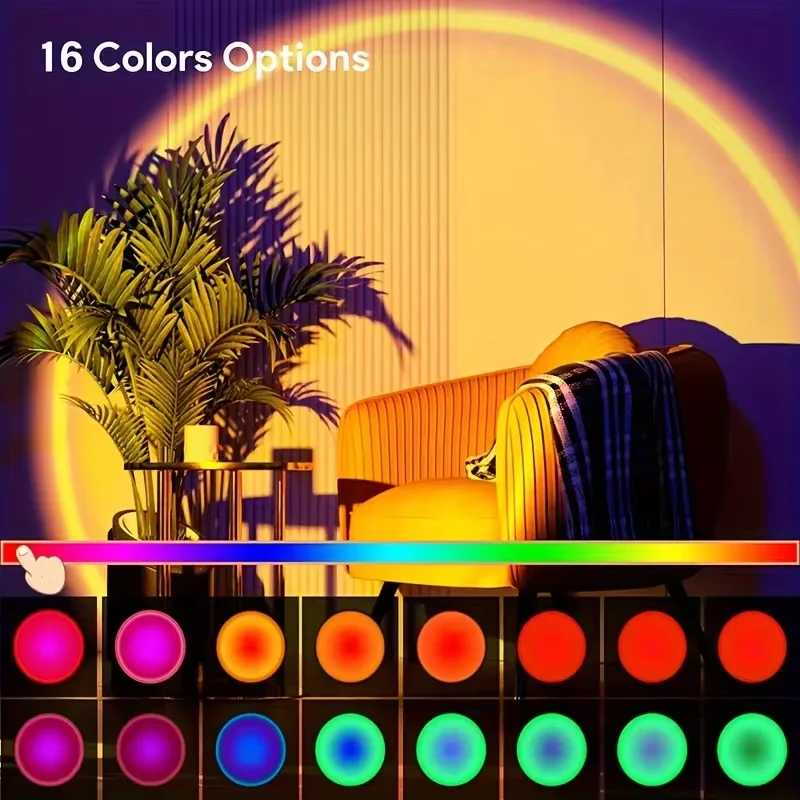 1pc Vibrant Sunset Projection  - Sunset Lamp Projection 评论和价格