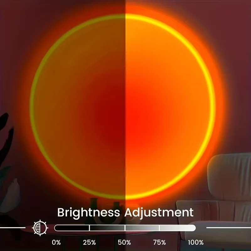 1pc Vibrant Sunset Projection  - Sunset Lamp Projection 评论和价格