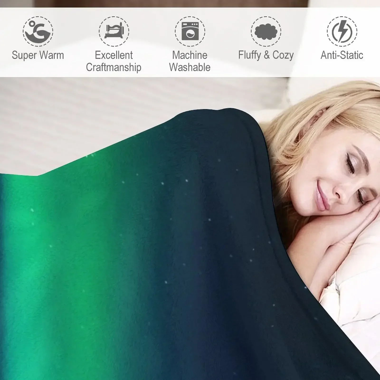 Mountain Northern Lights Throw - Home Decor Lighting Brands 评论和价格