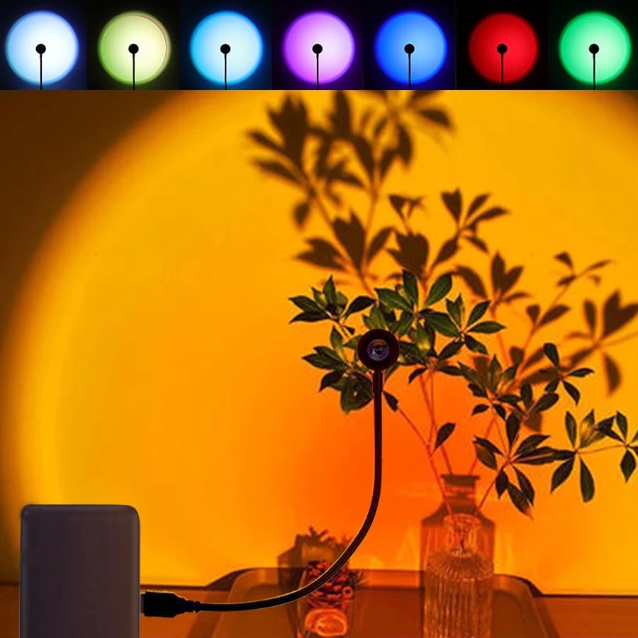 MeeToo USB Sunset Mood Lamp Le - Sunset Lamp Projection 评论和价格