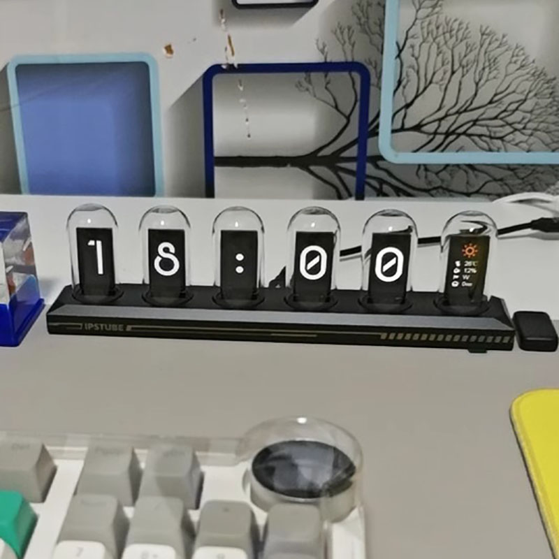 RGB Nixie Tube Clock LED Glows - Lighting Decoration Ideas For Home 评论和价格