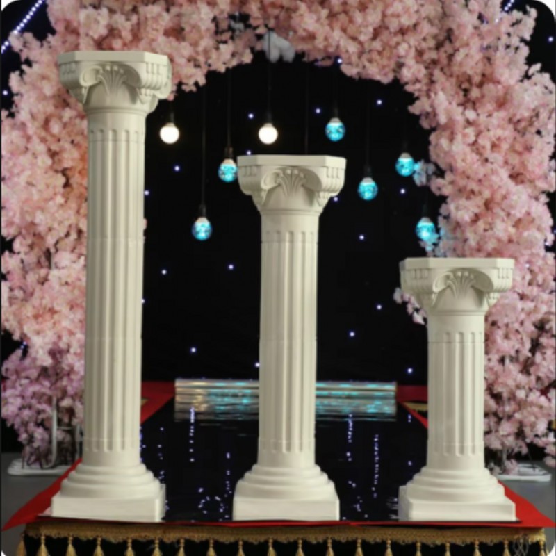 65cm 113cm White Plastic Roman - Lighting Decoration Stand 评论和价格