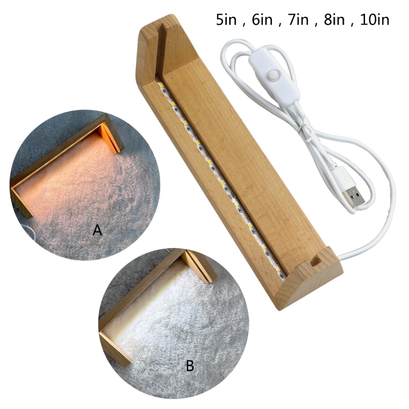 5/6/7/8/10Inch Wooden U-Shape  - Lighting Decoration Stand 评论和价格