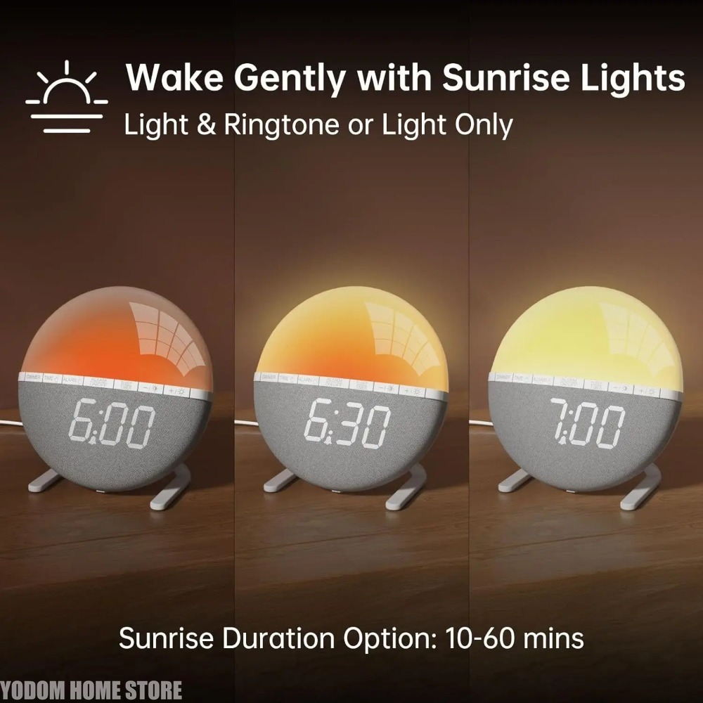 Sunrise Alarm Clock Wake Up Li - Lighting Decor Sunrise 评论和价格