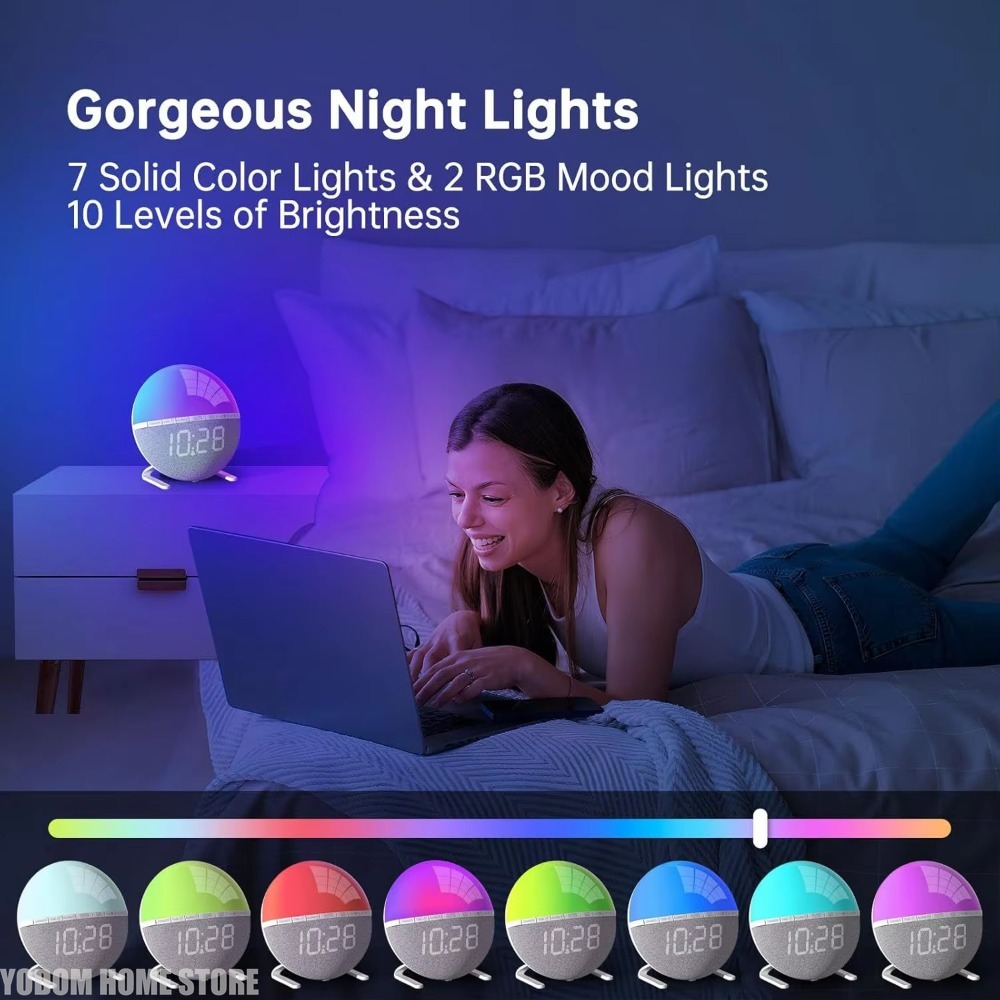 Sunrise Alarm Clock Wake Up Li - Lighting Decor Sunrise 评论和价格