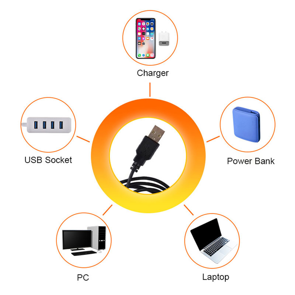 1x USB Sunset Lamp LED Rainbow - Sunset Lamp Projection 评论和价格