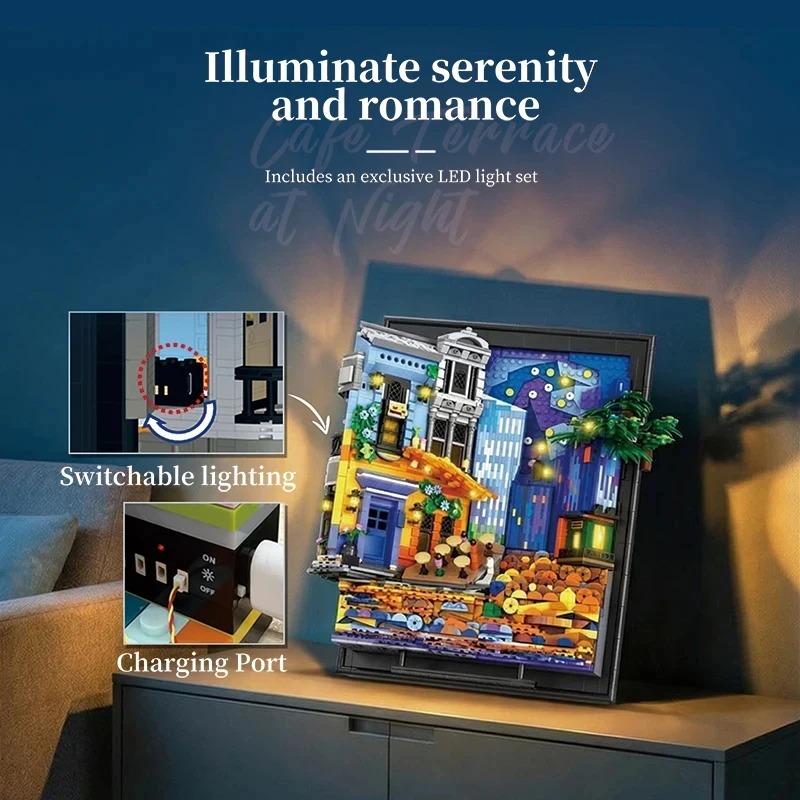 Night Sky Cafe Picture Frame 2 - Lighting Decoration Ideas For Home 评论和价格