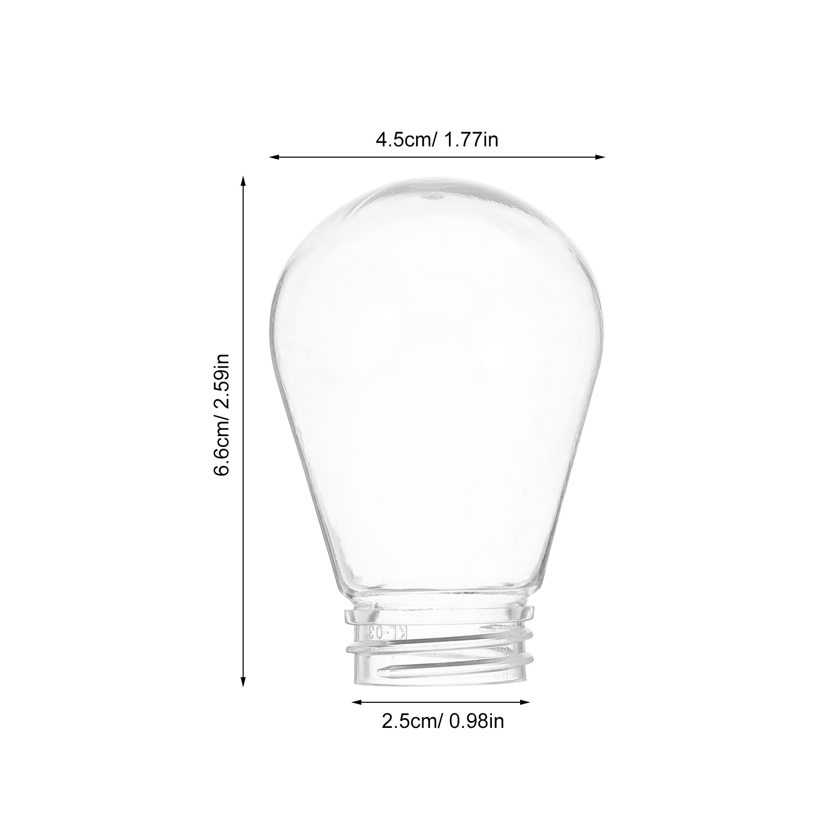 30Pcs Clear Light Bulb Covers  - Lighting Decoration Stand 评论和价格