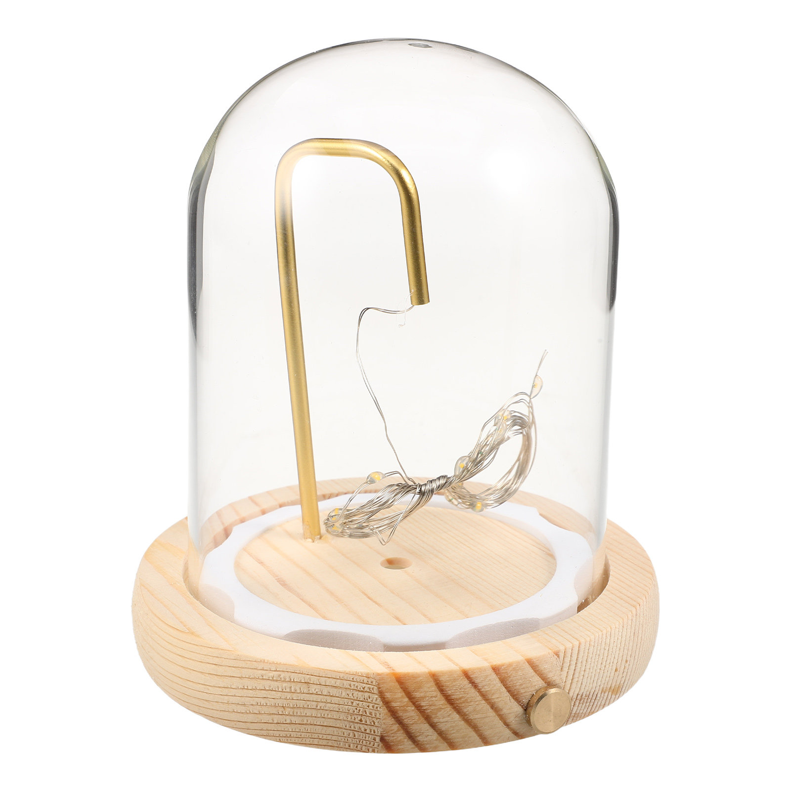 Glass Cloche Display Dome with - Office Lighting Decor 评论和价格