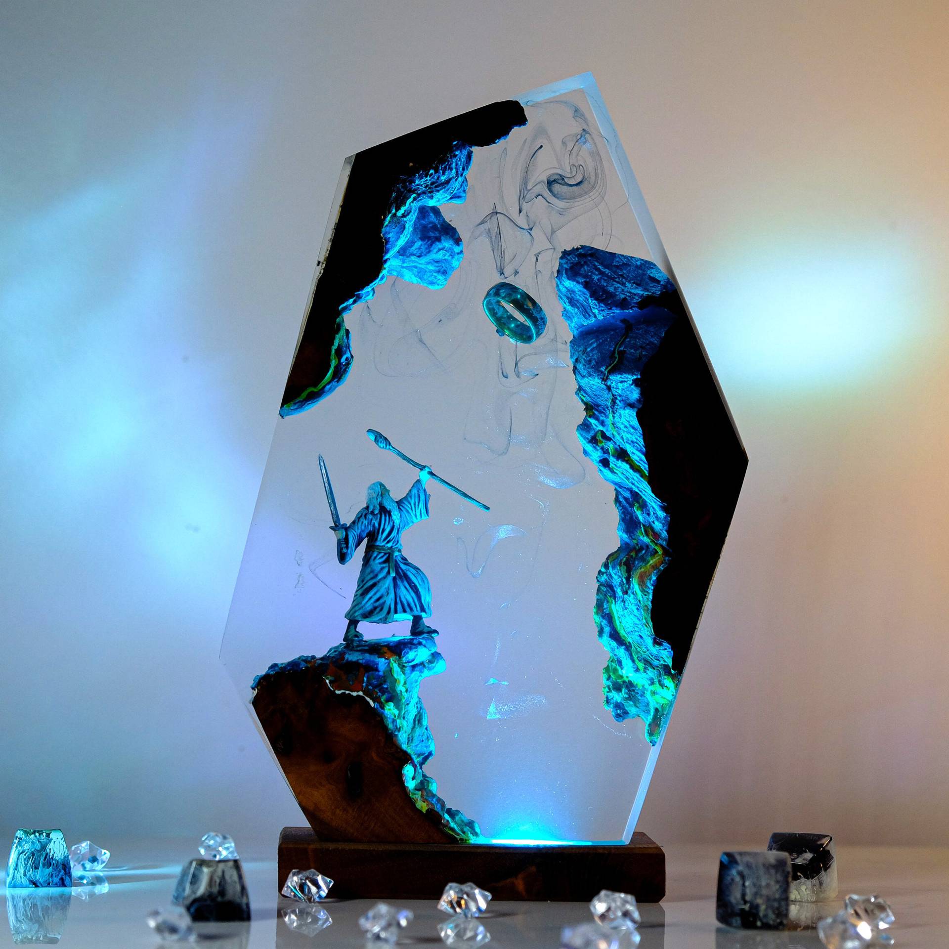 Movie Scence Figure Table Resi - Lighting Decor Wedding 评论和价格