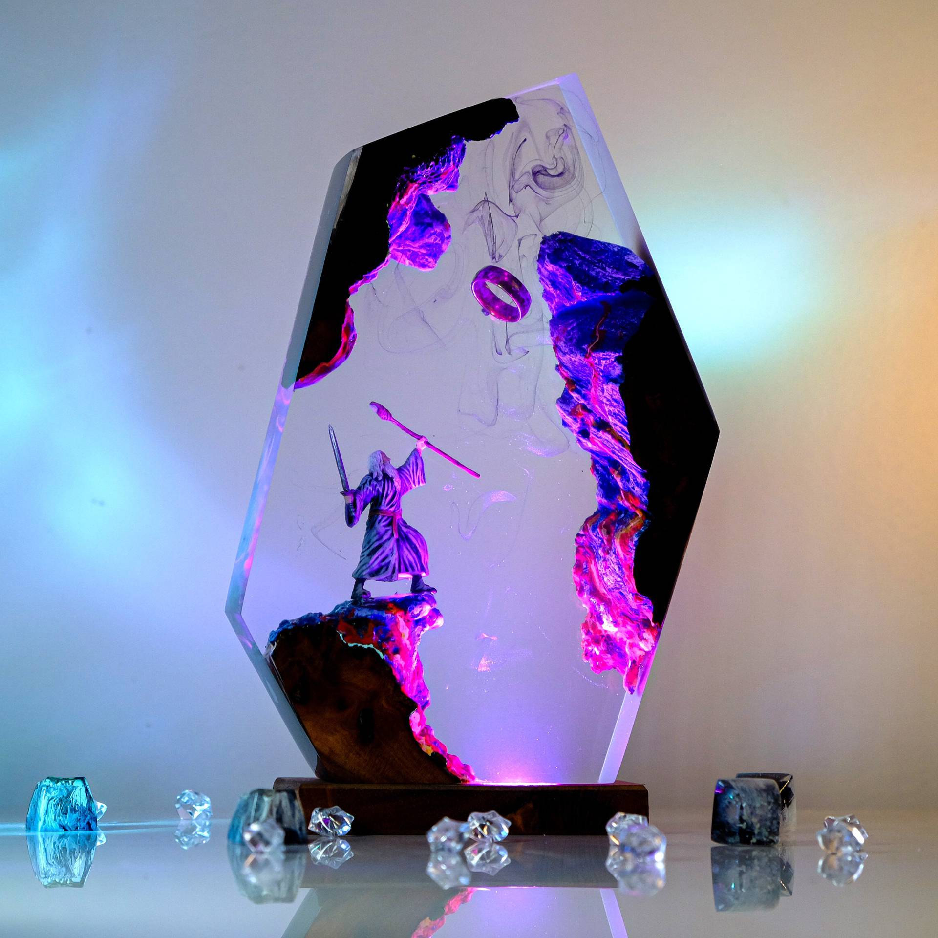 Movie Scence Figure Table Resi - Lighting Decor Wedding 评论和价格