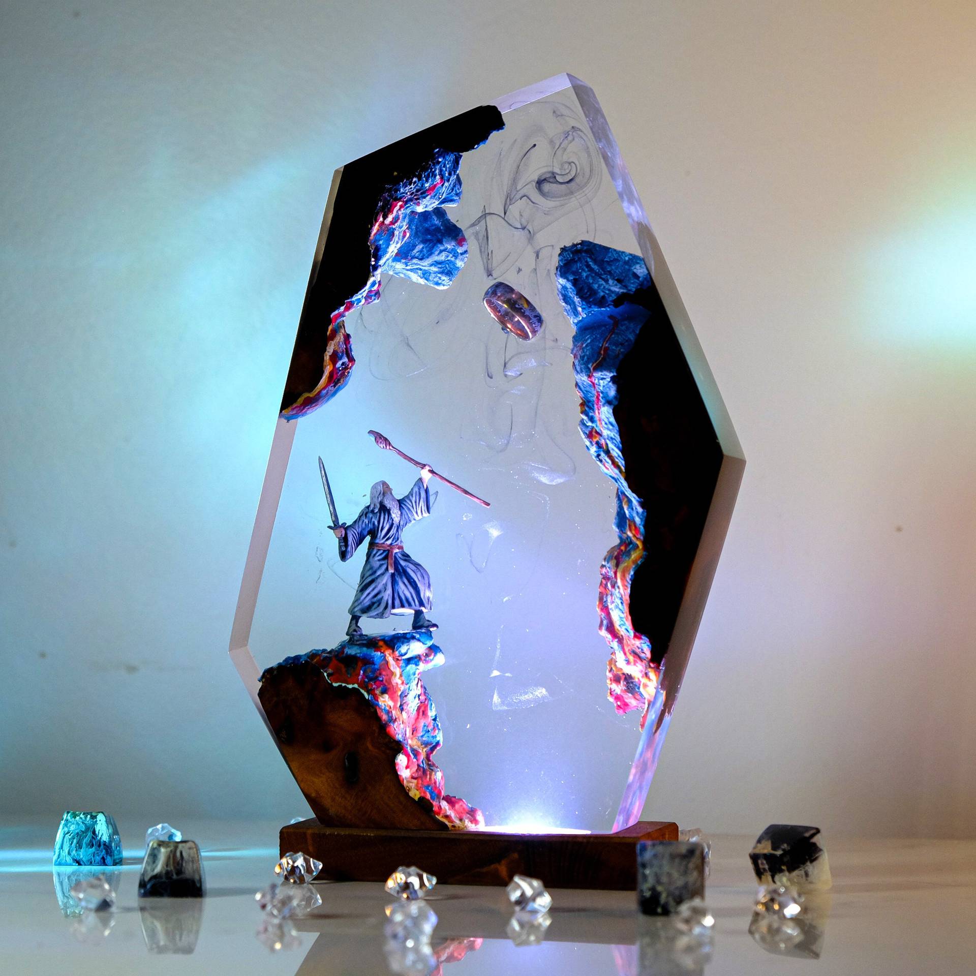 Movie Scence Figure Table Resi - Lighting Decor Wedding 评论和价格
