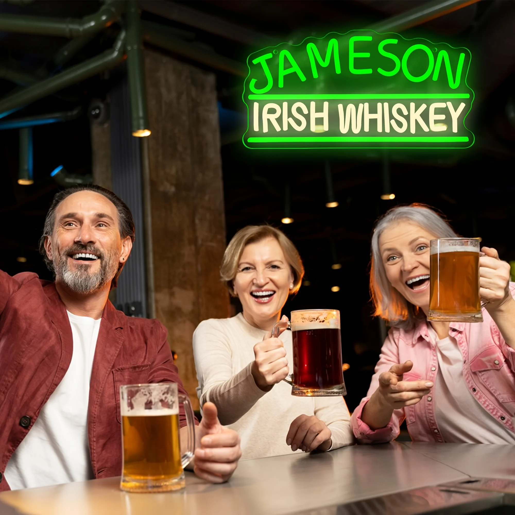 Jameson Irish Whiskey Brand Lo - Home Decor Lighting Brands 评论和价格
