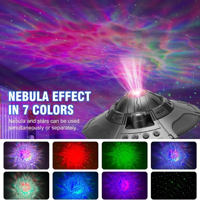 Night Light UFO LED Star Proje - Sunset Lamp Projection 评论和价格