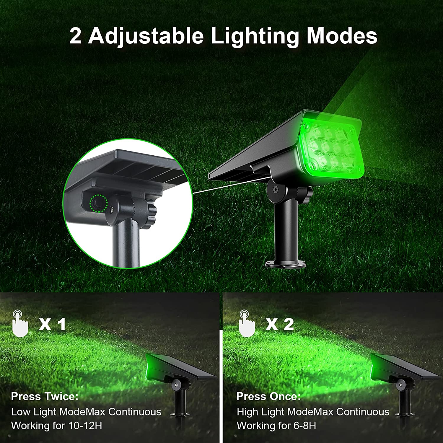 T-SUN Adjustable Solar Spotlig - Lighting Decor Sunrise 评论和价格