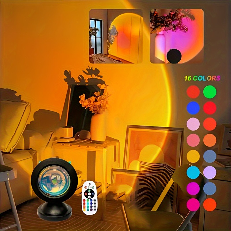 1pc Vibrant Sunset Projection  - Sunset Lamp Projection 评论和价格