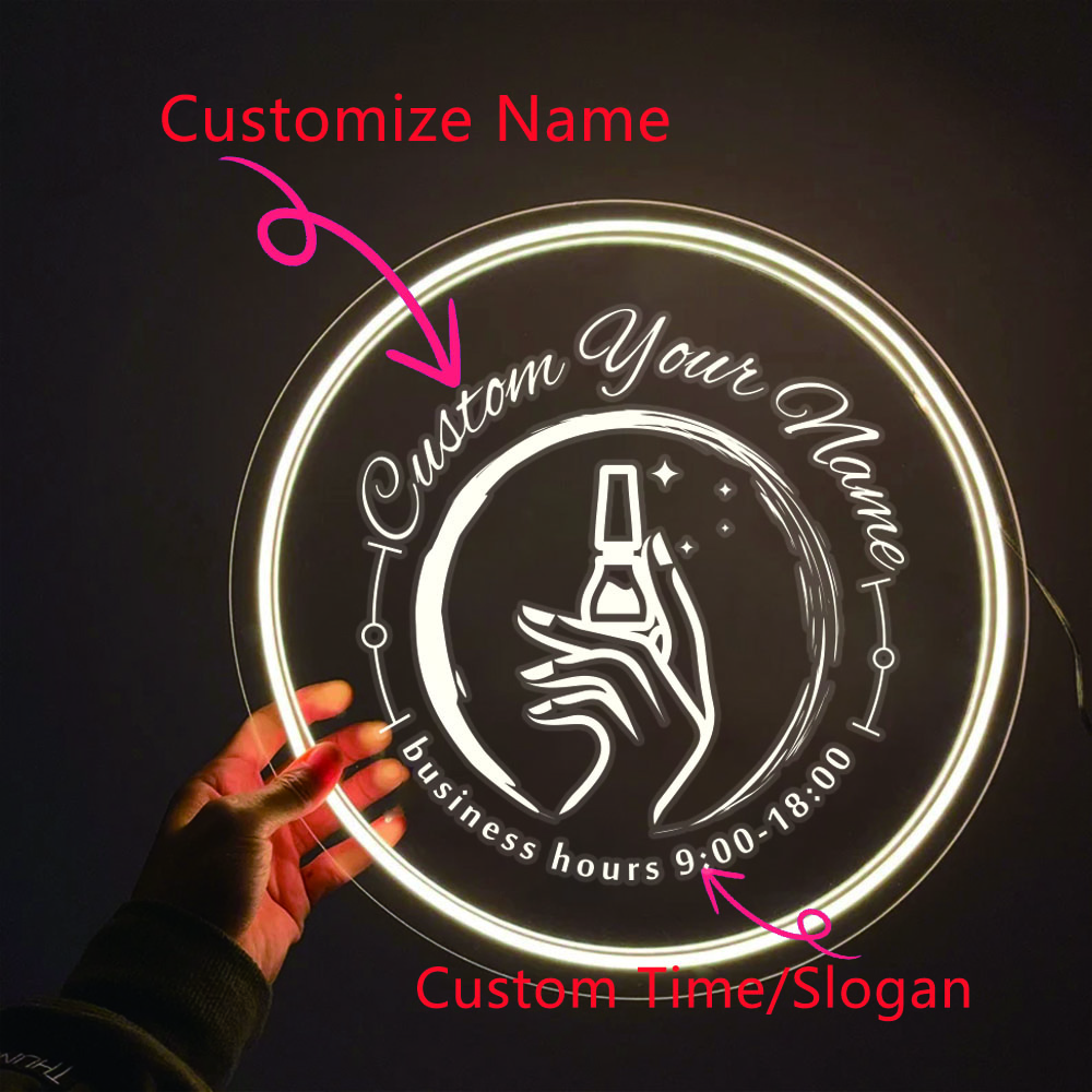 1PC Round Shape Nail Art Theme - Lighting Decor Wedding 评论和价格