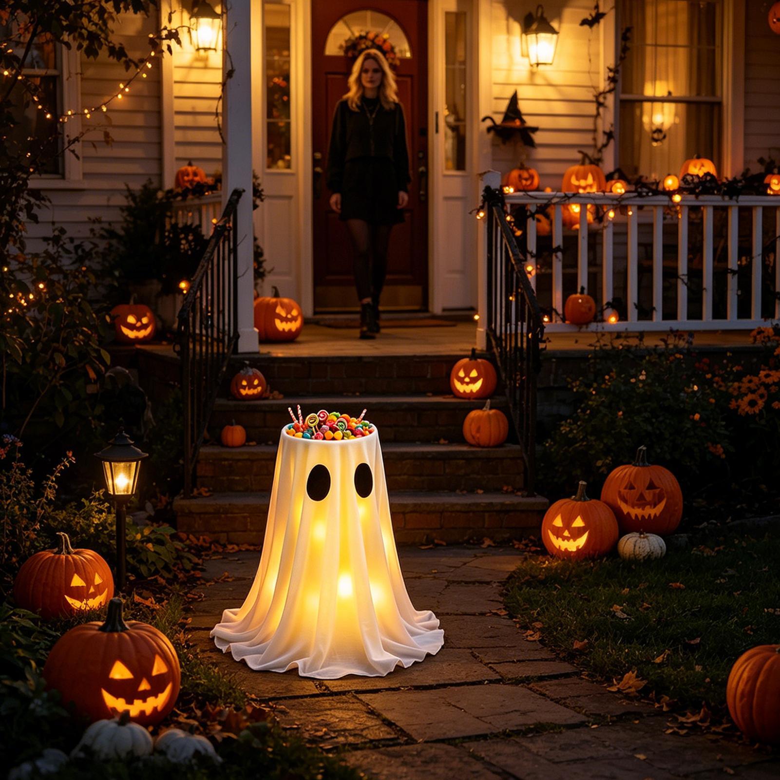 Halloween Ghost Decorations Ou - Lighting Decoration Stand 评论和价格
