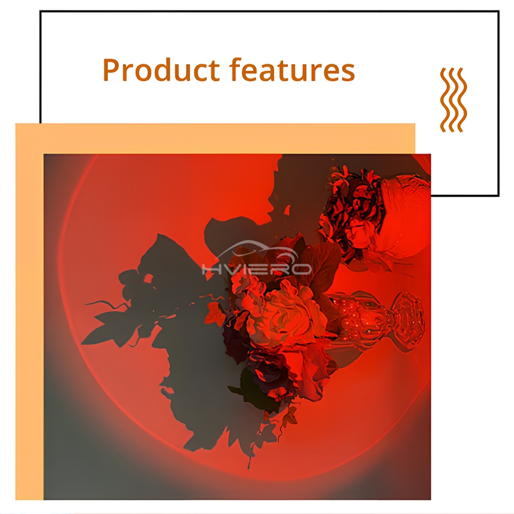 1Pcs USB Interface Sunset Lamp - Sunset Lamp Projection 评论和价格