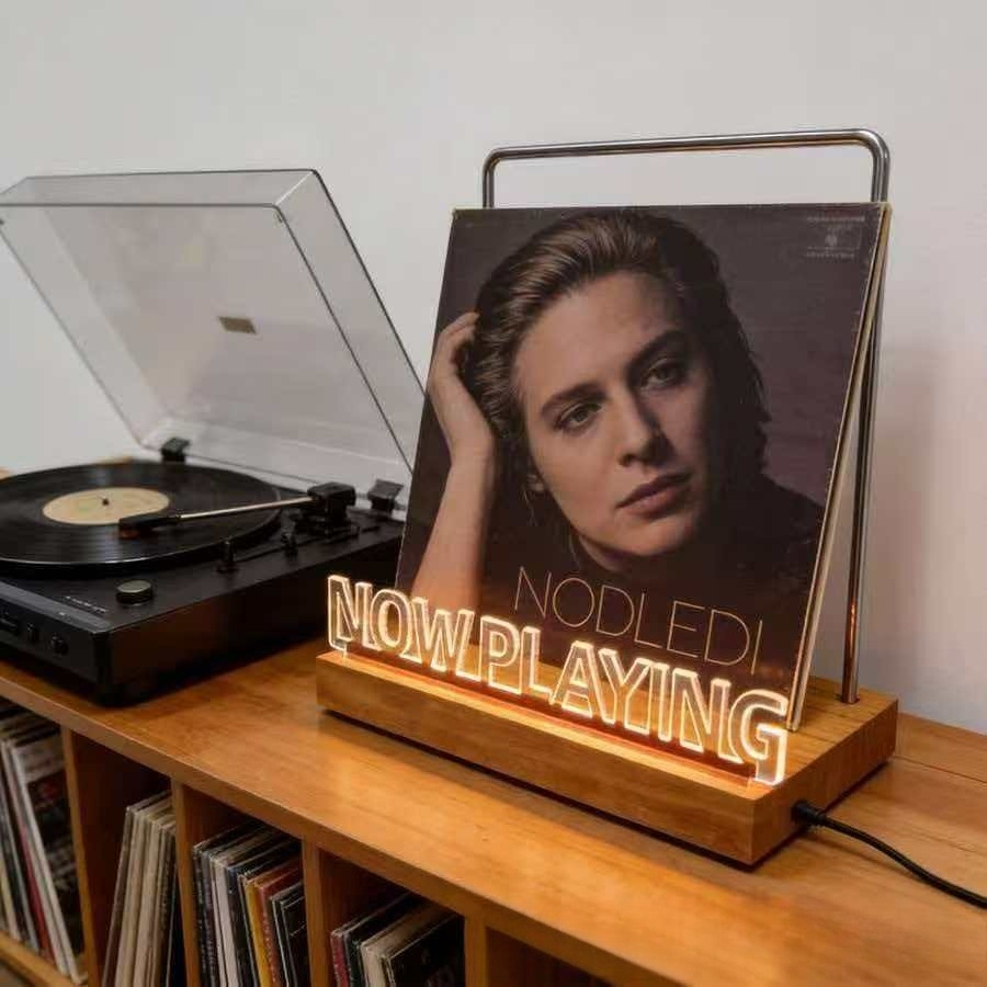 Light Up Vinyl Record Display  - Lighting Decoration Stand 评论和价格