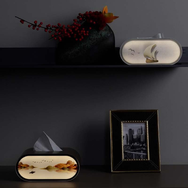 LED Night Light Tissue Box wit - Lighting Decoration Ideas For Home 评论和价格