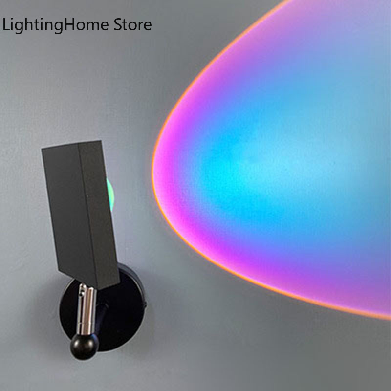 Sunset Rainbow Projection Wall - Sunset Lamp Projection 评论和价格