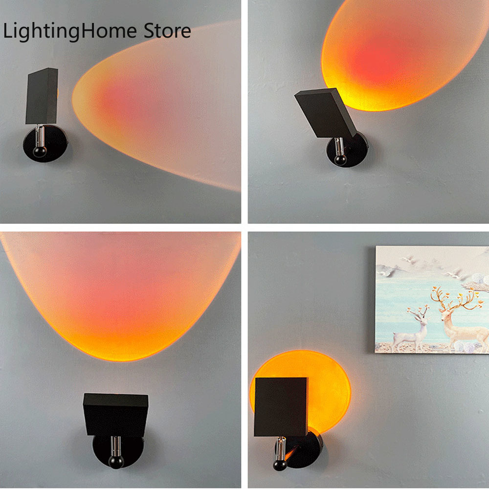 Sunset Rainbow Projection Wall - Sunset Lamp Projection 评论和价格
