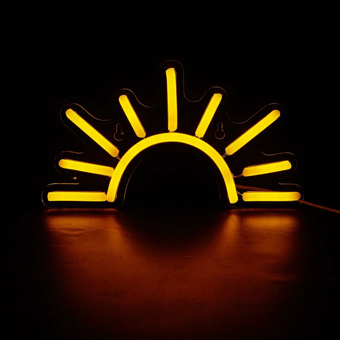 Chi-Buy 1PC Sunrise Shape LED  - Lighting Decor Sunrise 评论和价格