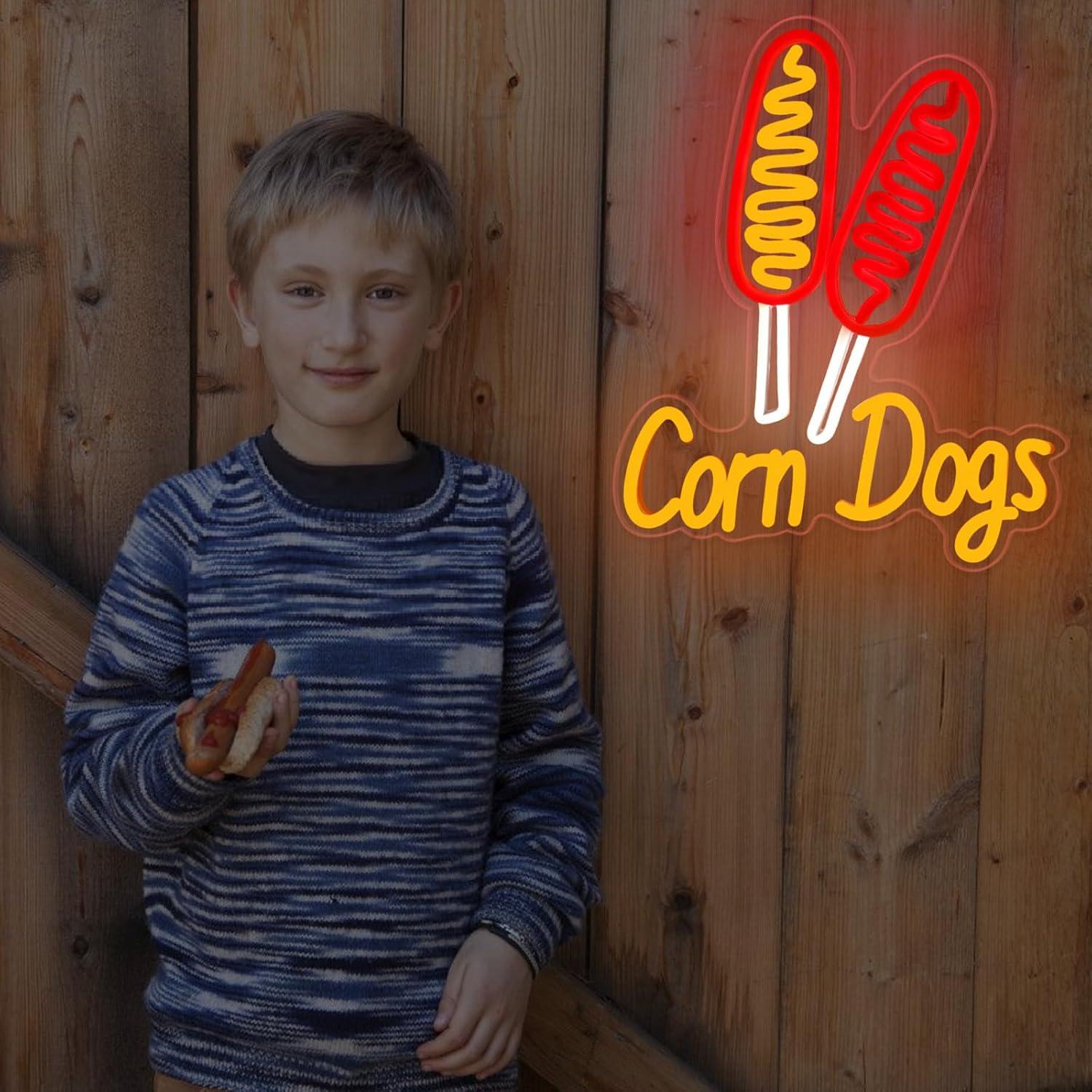 Corn Dog Neon Sign Snack USB D - Lighting Decor Wedding 评论和价格
